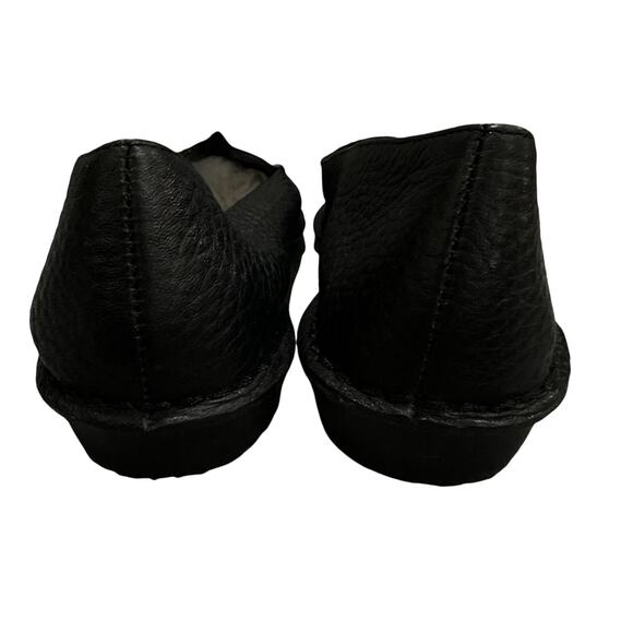 Aerosol awestruck-soft pebble leather black driving shoes size 5.5 flats - Picture 8 of 10